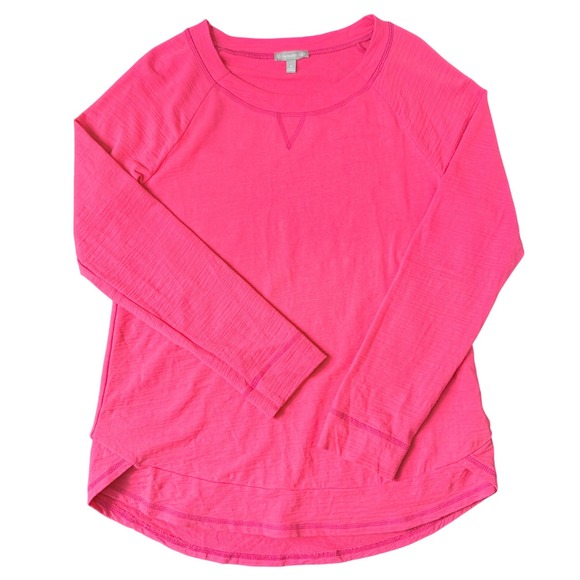 Talbots Tops - Talbots Coastal French Terry UPF 50 Lightweight Crewneck Sweatshirt (M) Bright